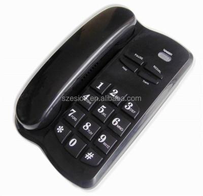 China ABS ESN-33 Attached Phones Big Button Basic Phone Land Line Bathroom Phone Big Button Phone Key Phone for sale