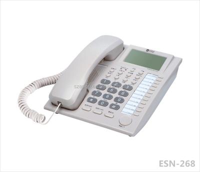 China Dual DTMF system ESN-268 attached phkone ID phone home phone desk phone for sale