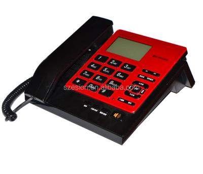 China ABS ESN-128 Attached Caller ID Phone Home Phone Desk Phone Land Line Desk Phone for sale