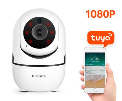 China FUERS 1080P NIGHT VISION IP Camera Tuya APP Baby Monitor Motion Detection Surveillance Mini Indoor Wireless Camera CCTV for sale