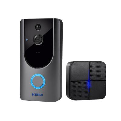 China Built-in Wireless Camera KERUI 720P WiFi Phone Connected Video Doorbell With Camera For House Security for sale