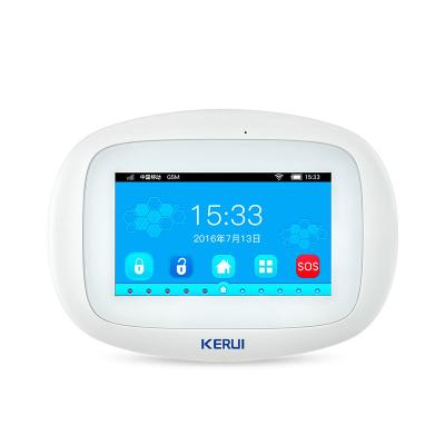 China WIFI GSM Kerui K52 Large Touch Screen Kerui K52 Office/Home/Hotel/Factory Alarm System TFT Show Home Alarm System Security Motion Detector Metal Outdoor for sale