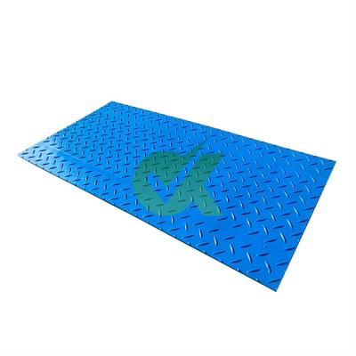 China Anti-Slip Durable Dirable HDPE Floor Protection Mats UK 4'x8'x1 /2