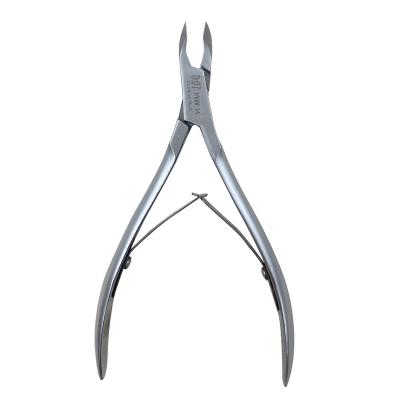 China Personal Care Beauty Tools Factory Wholesale High Quality Custom Professional Plastic Handle Stainless Steel Cuticle Pliers for sale