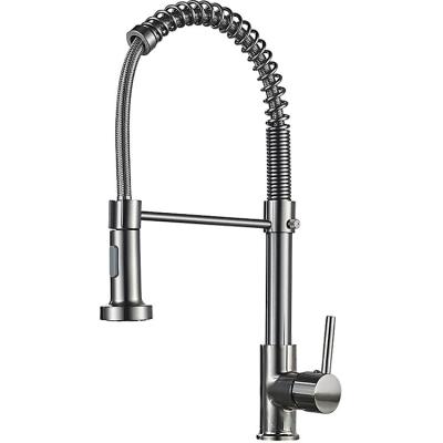 China New Trend of Multifunctional Thermostatic Faucets Turning Hot and Cold Sink Water Mixer Tap Pull Down Kitchen Faucet for sale