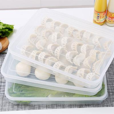 China High quality hot selling catering fresh preservation professional manufacture dumplings storage no lattice dumpling box for sale