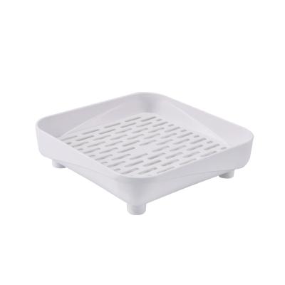 China Amazon Kitchen Drain Rack Metal Wire Viable Hot Dish Draining Rack Kitchen Storage Cabinet Organizer Cutting Board Drying Rack for sale