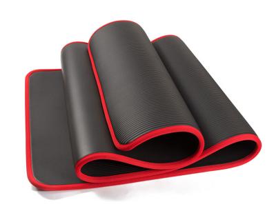 China Wholesale Yoga Mats Sports Indoor Fitness Pilates Yoga Traning 200cm*61cm Thickened Non-slip Mat NBR Yoga Mat Fitness 10mm Yoga Pads for sale