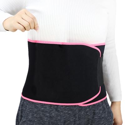 China Exercise Waist Trimmer Belt Sweat Wrap Belly Toner Lumbosacral And Lumbar Support With Sauna Suit Effect Abdominal Trainer for sale