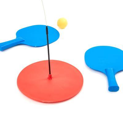 China Rebound of three children training table tennis meet since indoor artefact elastic rod myopia prevention for sale