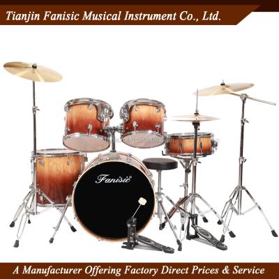 China High Quality Training Maple Drum Set for sale