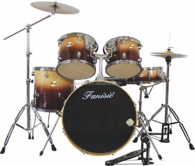 China Professional Training Paint Lacquer 5PCS Drum Kits / Drum Sets for sale