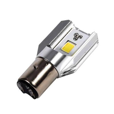 China H4 BA20D LED Motorcycle Headlight Aluminum Motorcycle Headlight Bulb Lamp for sale