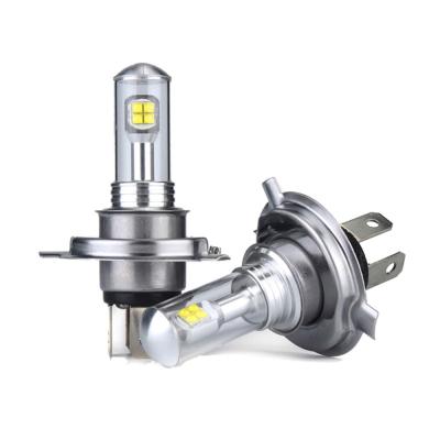 China Motocycle headlight 40W fog lights motorcycle lighting h4 engine led headlight bulbs for sale