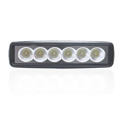 China DRL 6inch 18W led guide factory vehicle work light 18w 6led optical working light for sale