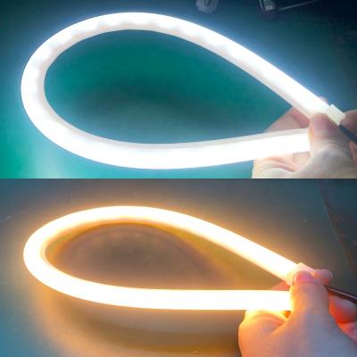 China led roller coaster light daytime running lights car led flashing headlights roller coaster flexible pcb led strip light for sale