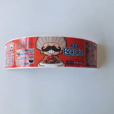 China Waterproof Gor Food Paper Stickers Food Printing Label Oil Proof Waterproof Labels For Food Packaging for sale