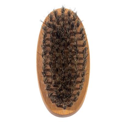 China Wholesale Natural Wooden Shaving Brush Fashionable Appearance Men Stiffens Wooden Hair Growth Beard Brush for sale