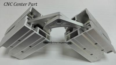 China 5 as CNC die delenaluminium 6061 met Zand het vernietigen en zilverachtig machinaal bewerken Geanodiseerd voor Bouwmateriaal Te koop