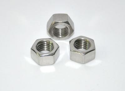 China Stainless steel CNC Thread Cutting Nuts with Anodizing / Sand Blasting for sale