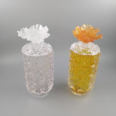 China Europe handmade exquisite K9 candy jar candy bowl flower vase home decoration crystal liuli for sale