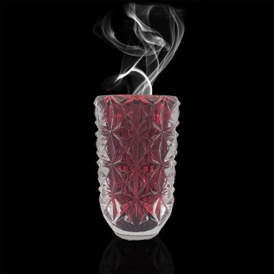 China Crystal Burner New Middle Eastern Baccarat Style Crystal Vase Made Of K9 Crystal for sale