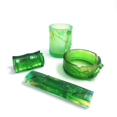 China Europe blessing stationery gift office supplies bamboo crystal liuli for sale