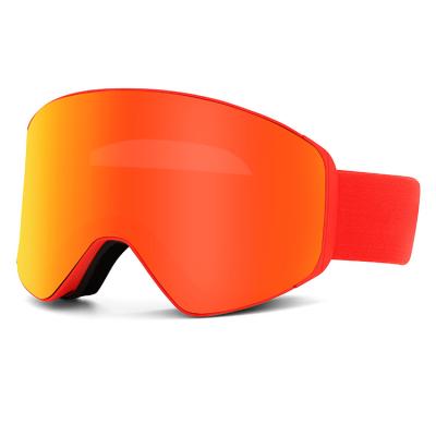 China Warm Custom Magnetic Frameless Goggles Snow Anti-Fog Adult Polarized Anti-Fog Designer Ski Goggles OEM for sale