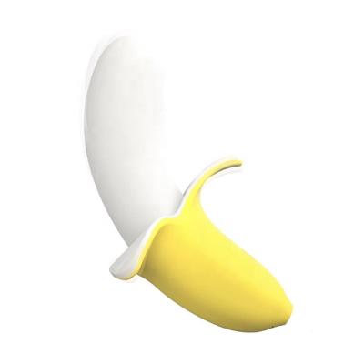 China 10 Modes Mini Rechargeable Banana Shape USB Silicone Sex Toys Clitoris G Spot Women Vibrator Eggs for sale