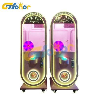 China Latest High Returns Design Pink 10cm Capsule Toy Gashapon Coin Operated Vending Gift Game Machine For Sale for sale