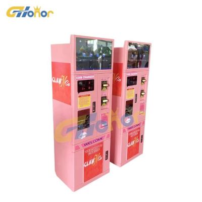 China Newest Amusement Park Atmosphere Vending Coins Token Coin Change Vending Machine Automatic Exchange Machine for sale