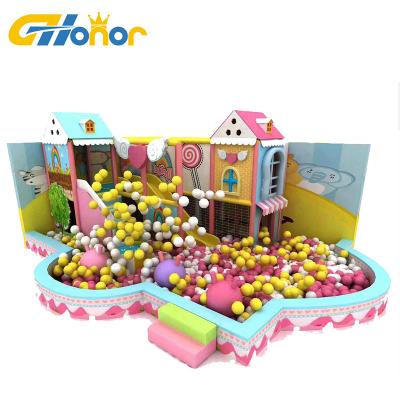 China Customized Naughty Castle Kids Playground Kids Playground Soft Trampoline Amusement Playsets Indoor Park Equipment L3*W2.6*H 2.5M for sale