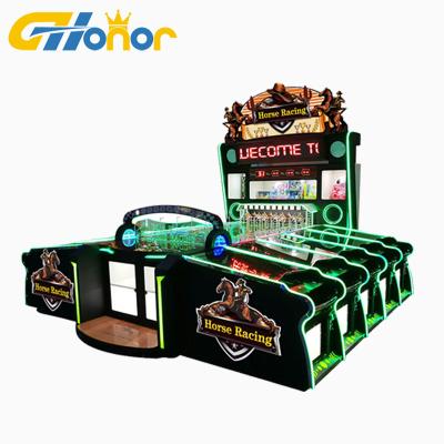 China Luxury High Profit 10 Players Carnival Game Race Horse Amusement Entertainment Game Roll The Balls In The Hole for sale