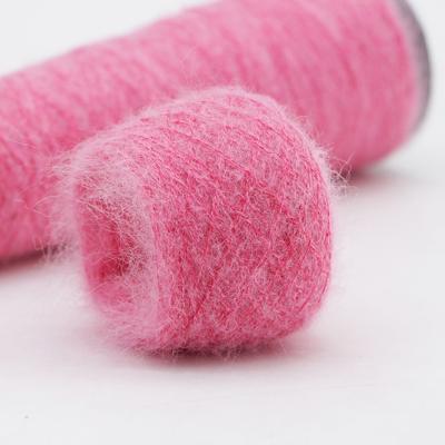 China 13NM/1 30% mohair 30% wool 40% wool antistatic nylon mohair yarn for knitting weaving sweater for sale