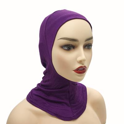 China Muslim Adjustable Modal High Elasticity Hat Cover Head Cover Multicolor Color Multicolor Sheer Scarf for sale