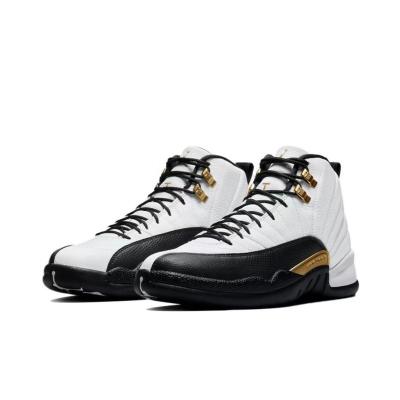 China Cushioning Original Brand Casual Sports Shoes AJ12 Low Cut Mens Basketball Skateboard Shoes Custom High Quality Leather Sneakers for sale