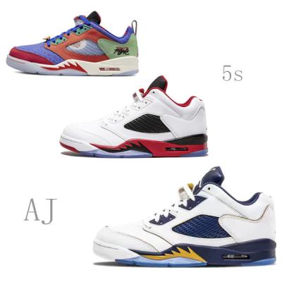 China Cushioning 2023 Newest Retro 5 Runner High Quality Unc aj Blue Basketball Shoes For Men AJ 5 Retro Easter Sneakers for sale