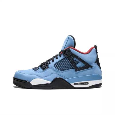 China 2023 fashion cushioning sneakers sneakers 4 retro 4 bred blue men aj designer white college ladies shoes Aj4 5 6 retro shoes for sale