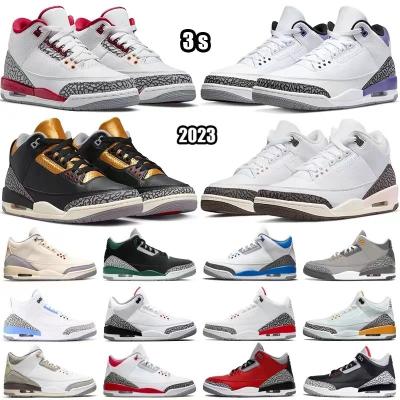 China 2023 hot sale men and women AJ3 sports basketball shoes fashionable basketball cushioning sports outdoor running shoes AJ3 shoes for sale