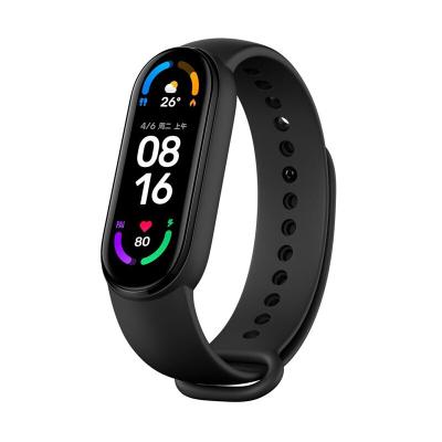 China Touch screen the MI Band 6 real-time heart rate tracking synchronized sports bracelet with smart bracelet. for sale