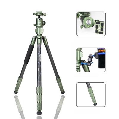 China WOLFGANG Carbon Fiber PORTABLE Tripod for Professional DSLR Digital Camera for sale