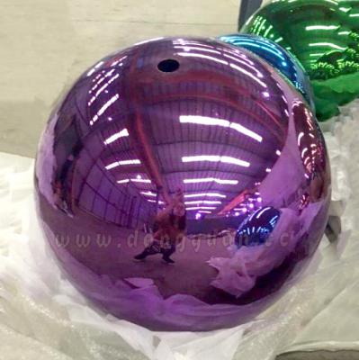 China Rust Proof Large Metal Christmas Decoration Balls For Hanging Ornament for sale