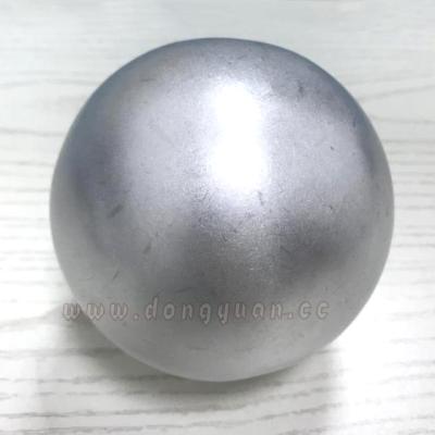 China Beautify Your Home And Garden Half Brushed Aluminum Ball / Hollow Aluminum Sphere for sale