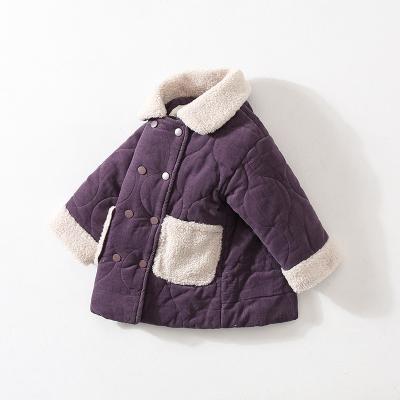 China Factory Supply Anti-wrinkle Thicken Corduroy Coat Kids Winter Clothes Children Winter Coat Snowsuit for sale