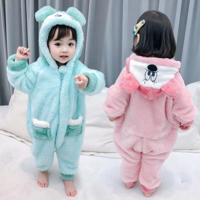 China 2021cartoon Polyester One Piece Sleeping Homewear Double Sack Hot Children's Fleece for sale