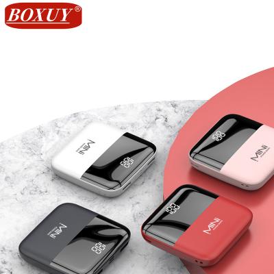 China Support BOXUY Q5 Amazone Fast Dual Charging 15000mAh Super Slim PowerBank USB Portable Charger With 2 USB Port ABS 10000 Mah Mini Power Bank for sale