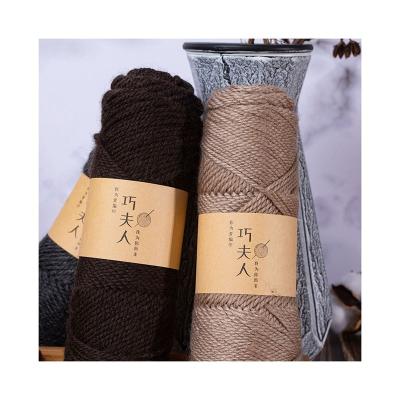 China High Quality Sustainable 3 PLY Merino Wool-Acrylic Yarn For Hand Knitting Crocheting Handcraft for sale