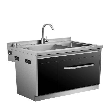 China Household Built-in Sink with Dishwasher and Disinfection Cabinet for sale