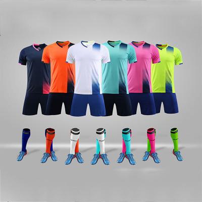 China Sets Football Suit Set Student Training Girls Adult Jersey Sports Short Sleeve Children's Team Uniform for sale