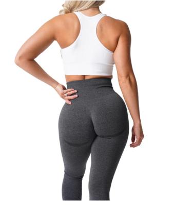 China Breathable Europe and the United States New United States Elastic Back Buttocks Lifting Fitness Pants Sports Suit Female High for sale